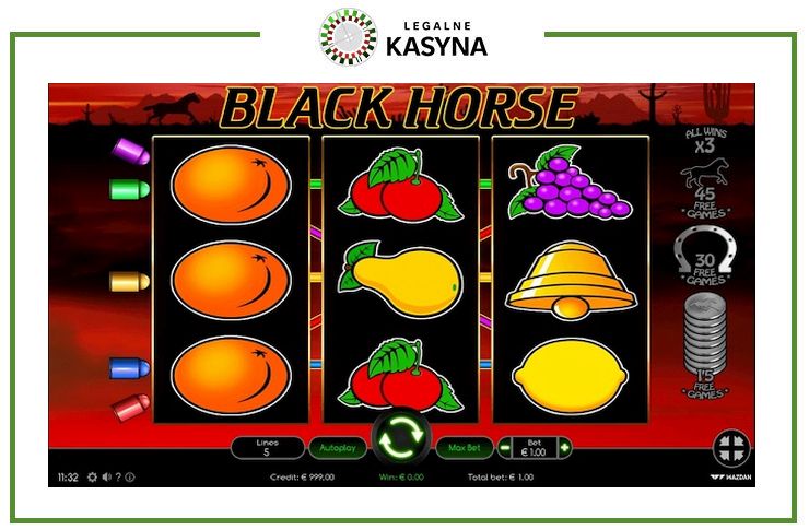 automat do gry black horse